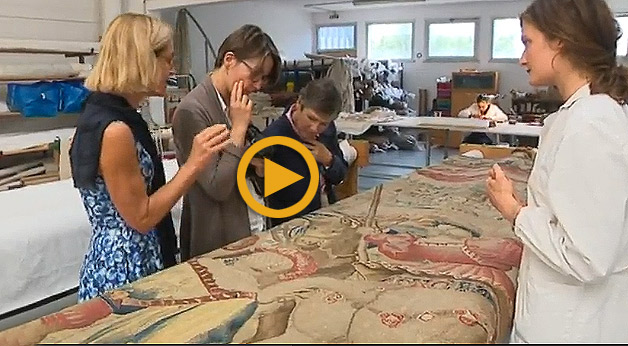 Une tapisserie monumentale de la Renaissance, appartenant à la ville de Beauvais, a été restaurée par Bobin Tradition dans ses ateliers de Bonneuil-sur-Marne.