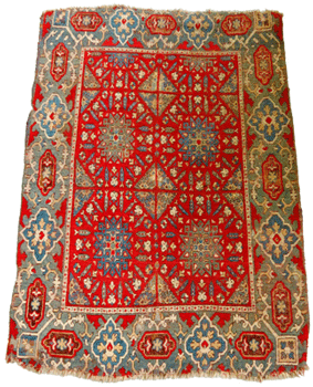 Restauration conservation de tapis : tapis de Damas du XVIe siècle (Musée Jacquemart André).