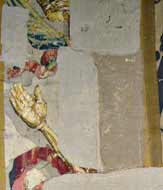Restauration d'une tapisserie d'Aubusson. Musée de Vannes